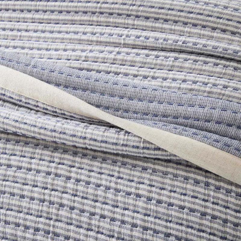 West Elm Striped Double Cloth Blanket image number 1